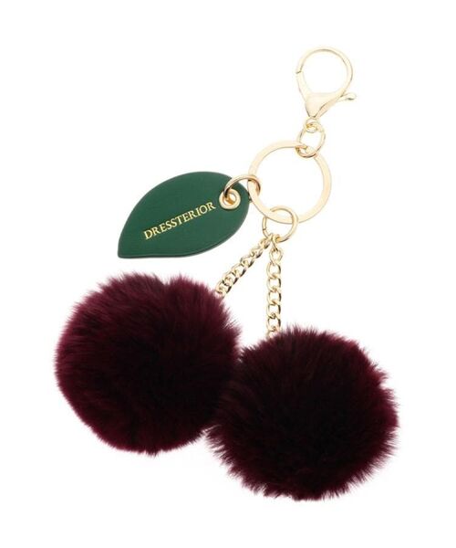 DRESSTERIOR / ドレステリア キーホルダー・ストラップ | ラビットファーチェリーチャーム | 詳細3