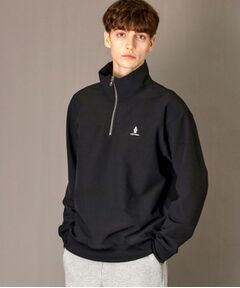 DRESSTERIOR / ドレステリア カットソー | ダブルクロス裏起毛 ハーフジッププルオーバー