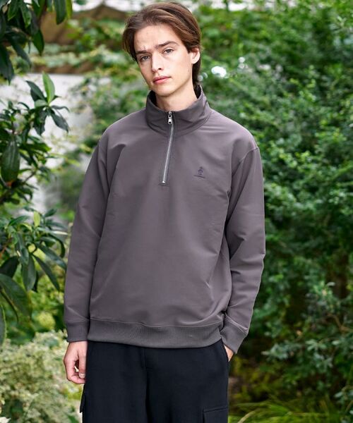 DRESSTERIOR / ドレステリア カットソー | ダブルクロス裏起毛 ハーフジッププルオーバー | 詳細2