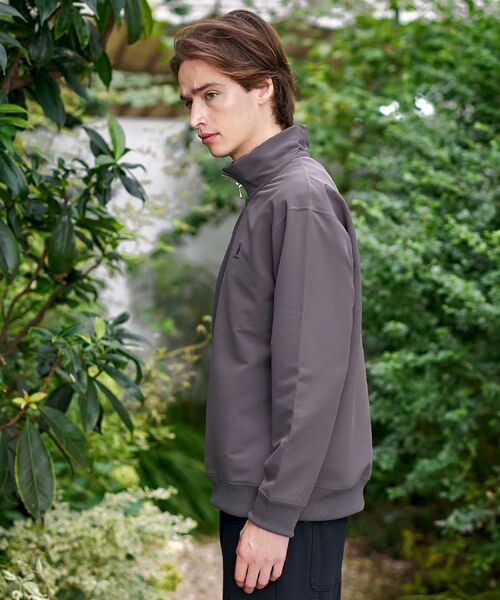 DRESSTERIOR / ドレステリア カットソー | ダブルクロス裏起毛 ハーフジッププルオーバー | 詳細4