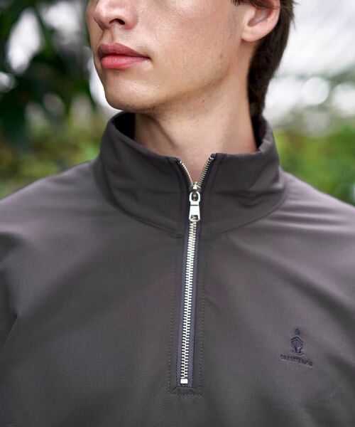 DRESSTERIOR / ドレステリア カットソー | ダブルクロス裏起毛 ハーフジッププルオーバー | 詳細6