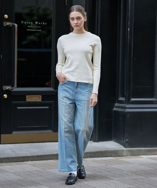 DRESSTERIOR / ドレステリア ニット・セーター | コットンフルニードルニット | 詳細12