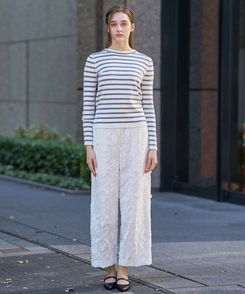 DRESSTERIOR / ドレステリア ニット・セーター | コットンフルニードルボーダー | 詳細9