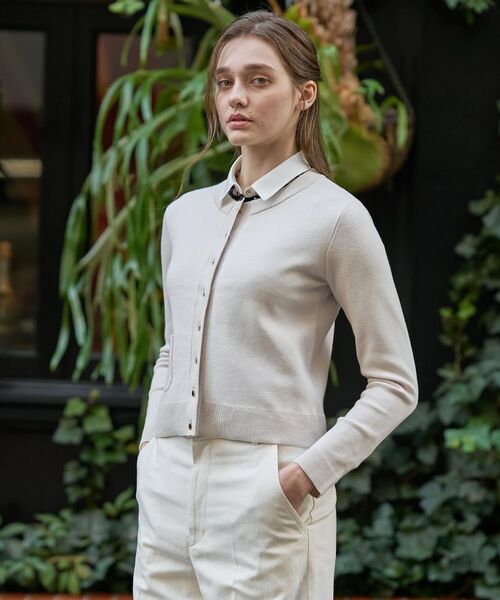 DRESSTERIOR / ドレステリア カーディガン・ボレロ | ウォッシャブルコットンカシミヤカーディガン | 詳細14