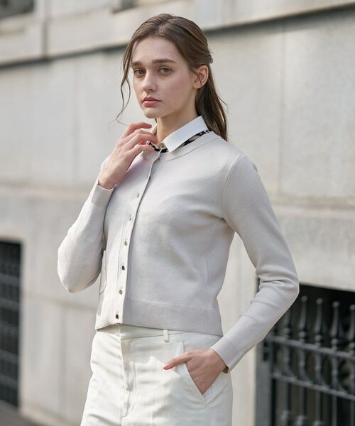 DRESSTERIOR / ドレステリア カーディガン・ボレロ | ウォッシャブルコットンカシミヤカーディガン | 詳細16