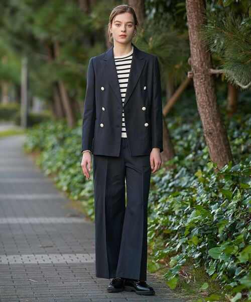 DRESSTERIOR / ドレステリア テーラードジャケット | リネンブレンドWブレストジャケット | 詳細14