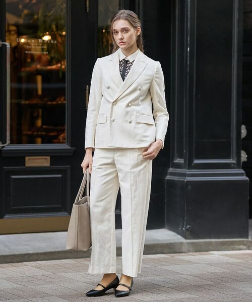 DRESSTERIOR / ドレステリア テーラードジャケット | リネンブレンドWブレストジャケット | 詳細23