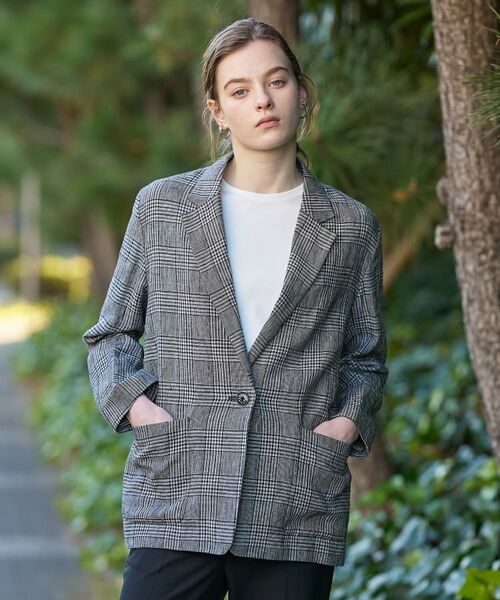 DRESSTERIOR / ドレステリア テーラードジャケット | ウォッシャブルリネンライトジャケット | 詳細1