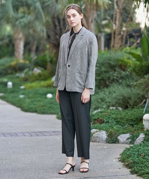 DRESSTERIOR / ドレステリア テーラードジャケット | ウォッシャブルリネンライトジャケット | 詳細11