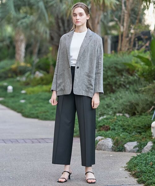DRESSTERIOR / ドレステリア テーラードジャケット | ウォッシャブルリネンライトジャケット | 詳細12