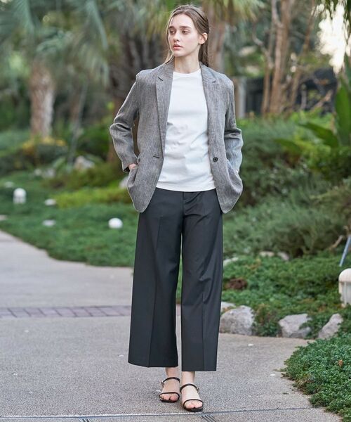 DRESSTERIOR / ドレステリア テーラードジャケット | ウォッシャブルリネンライトジャケット | 詳細13