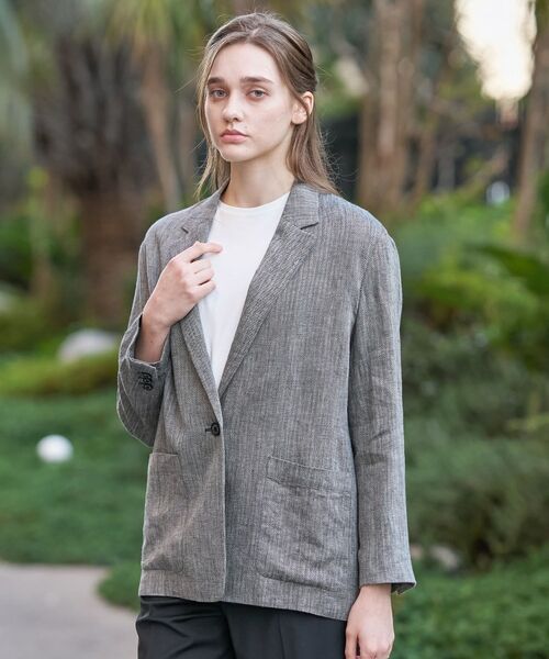 DRESSTERIOR / ドレステリア テーラードジャケット | ウォッシャブルリネンライトジャケット | 詳細17