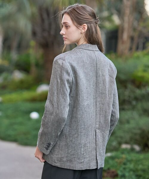 DRESSTERIOR / ドレステリア テーラードジャケット | ウォッシャブルリネンライトジャケット | 詳細19