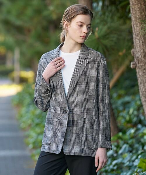 DRESSTERIOR / ドレステリア テーラードジャケット | ウォッシャブルリネンライトジャケット | 詳細2