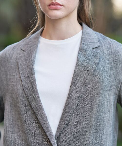 DRESSTERIOR / ドレステリア テーラードジャケット | ウォッシャブルリネンライトジャケット | 詳細20