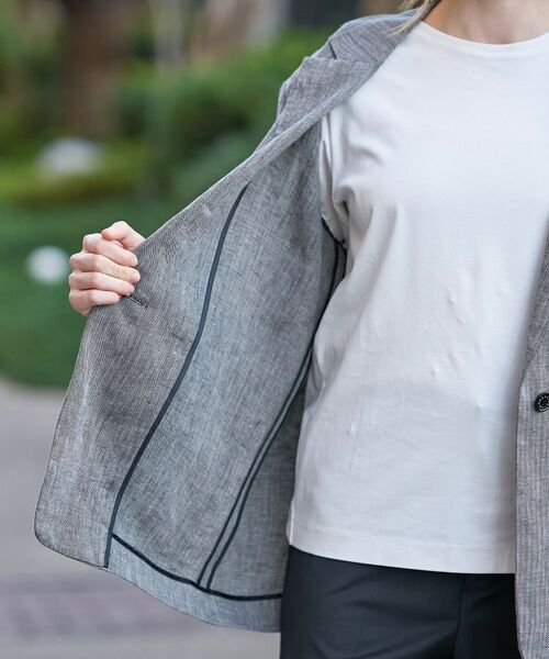 DRESSTERIOR / ドレステリア テーラードジャケット | ウォッシャブルリネンライトジャケット | 詳細23