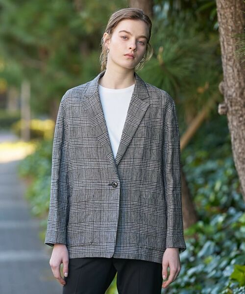 DRESSTERIOR / ドレステリア テーラードジャケット | ウォッシャブルリネンライトジャケット | 詳細3