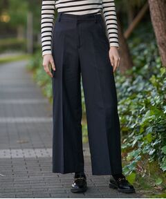 DRESSTERIOR / ドレステリア パンツ | リネンブレンドワイドパンツ