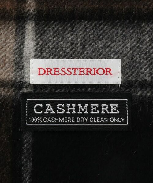 DRESSTERIOR / ドレステリア マフラー・ショール・スヌード・ストール | カシミヤチェックマフラー | 詳細3