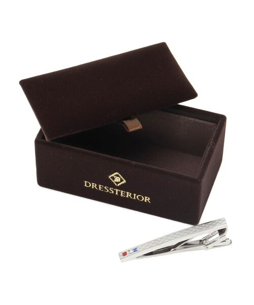 DRESSTERIOR / ドレステリア カフリンクス・ネクタイピン | トリコロール ダイヤカットタイバー | 詳細5