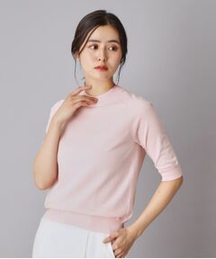 DRESSTERIOR / ドレステリア ニット・セーター | コットンシルクハーフスリーブニット