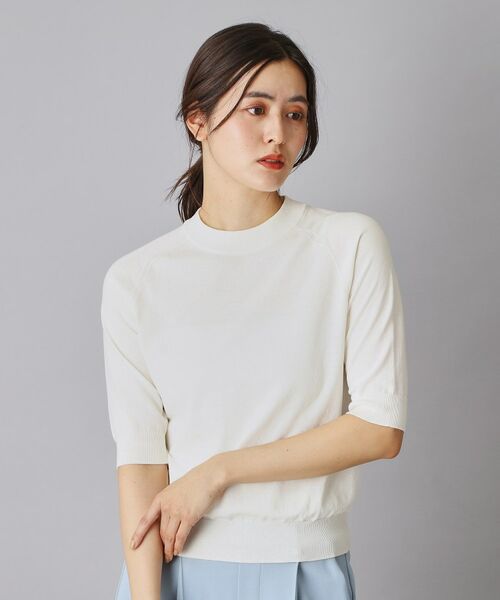 DRESSTERIOR / ドレステリア ニット・セーター | コットンシルクハーフスリーブニット | 詳細10
