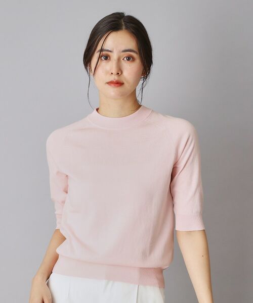 DRESSTERIOR / ドレステリア ニット・セーター | コットンシルクハーフスリーブニット | 詳細14