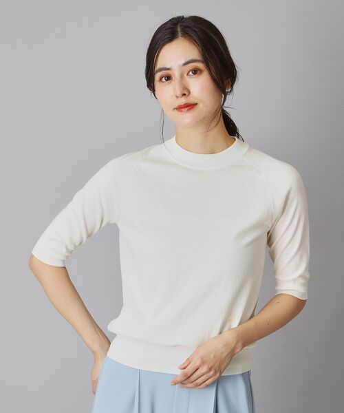 DRESSTERIOR / ドレステリア ニット・セーター | コットンシルクハーフスリーブニット | 詳細9