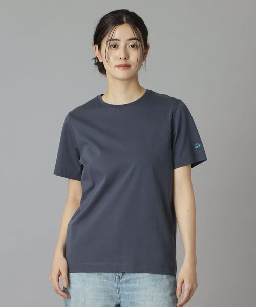 DRESSTERIOR / ドレステリア Tシャツ | 【接触冷感／抗菌防臭／消臭】アイスクリアコットンTシャツ（スミクロ(018)）