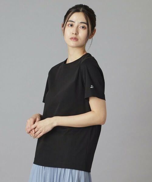 DRESSTERIOR / ドレステリア Tシャツ | 【接触冷感／抗菌防臭／消臭】アイスクリアコットンTシャツ（ブラック(019)）