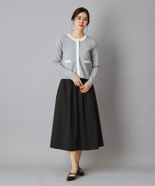 DRESSTERIOR / ドレステリア カーディガン・ボレロ | ウォッシャブルコットンカシミヤ配色カーディガン | 詳細11