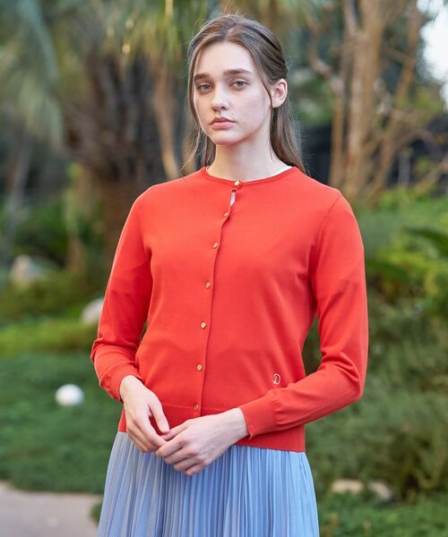 DRESSTERIOR / ドレステリア カーディガン・ボレロ | コットンシルククルーネックカーディガン | 詳細11