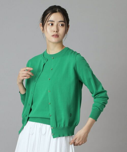 DRESSTERIOR / ドレステリア カーディガン・ボレロ | コットンシルククルーネックカーディガン | 詳細16