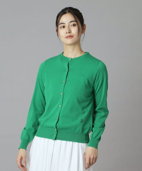 DRESSTERIOR / ドレステリア カーディガン・ボレロ | コットンシルククルーネックカーディガン | 詳細17