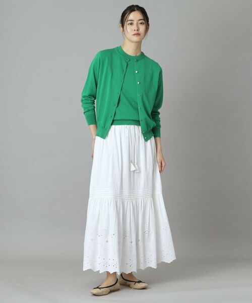 DRESSTERIOR / ドレステリア カーディガン・ボレロ | コットンシルククルーネックカーディガン | 詳細18