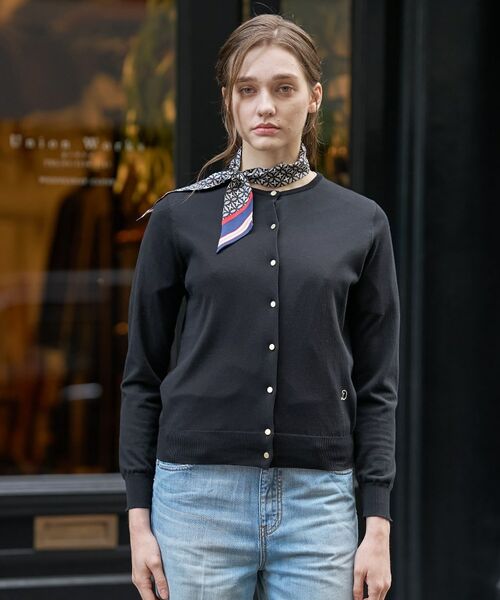 DRESSTERIOR / ドレステリア カーディガン・ボレロ | コットンシルククルーネックカーディガン | 詳細7