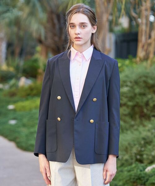 DRESSTERIOR / ドレステリア テーラードジャケット | コンフォートダブルブレザー(ネイビー(094))