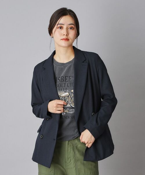 DRESSTERIOR / ドレステリア テーラードジャケット | リネンブレンドオックスダブルジャケット | 詳細10