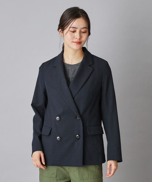 DRESSTERIOR / ドレステリア テーラードジャケット | リネンブレンドオックスダブルジャケット | 詳細2