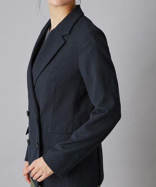 DRESSTERIOR / ドレステリア テーラードジャケット | リネンブレンドオックスダブルジャケット | 詳細21