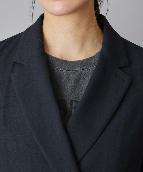 DRESSTERIOR / ドレステリア テーラードジャケット | リネンブレンドオックスダブルジャケット | 詳細5