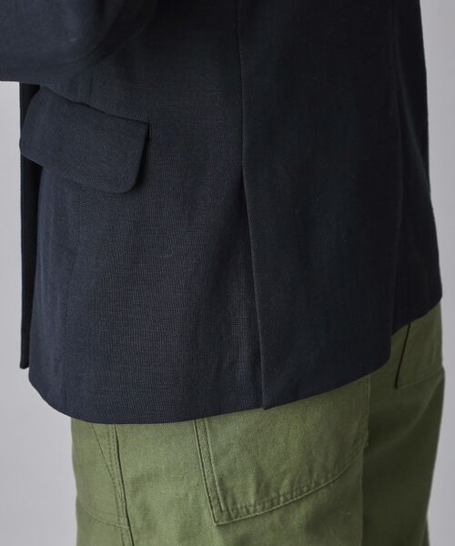 DRESSTERIOR / ドレステリア テーラードジャケット | リネンブレンドオックスダブルジャケット | 詳細7