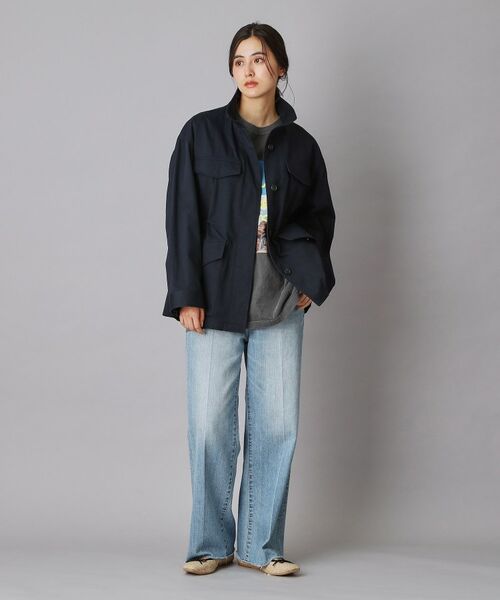 DRESSTERIOR / ドレステリア レザーブルゾン・ジャケット | コンパクトコットンミリタリーブルゾン | 詳細13