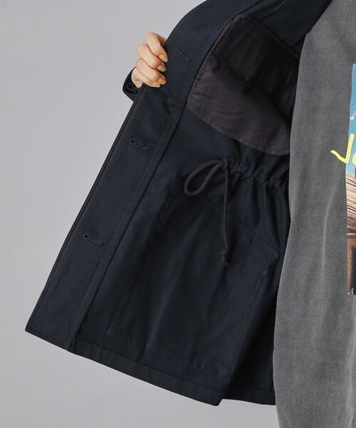 DRESSTERIOR / ドレステリア レザーブルゾン・ジャケット | コンパクトコットンミリタリーブルゾン | 詳細17