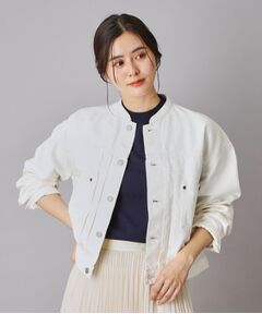 DRESSTERIOR / ドレステリア Gジャン・デニムジャケット | ヴィンテージバンドカラーGジャンホワイト