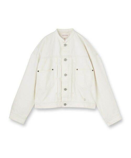 DRESSTERIOR / ドレステリア Gジャン・デニムジャケット | ヴィンテージバンドカラーGジャンホワイト | 詳細1
