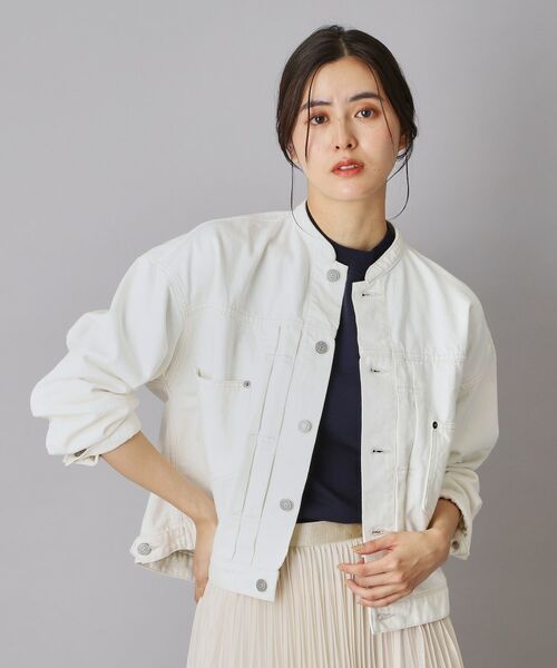 DRESSTERIOR / ドレステリア Gジャン・デニムジャケット | ヴィンテージバンドカラーGジャンホワイト | 詳細12