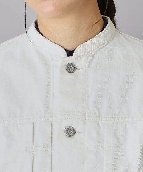 DRESSTERIOR / ドレステリア Gジャン・デニムジャケット | ヴィンテージバンドカラーGジャンホワイト | 詳細5