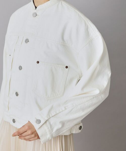 DRESSTERIOR / ドレステリア Gジャン・デニムジャケット | ヴィンテージバンドカラーGジャンホワイト | 詳細6