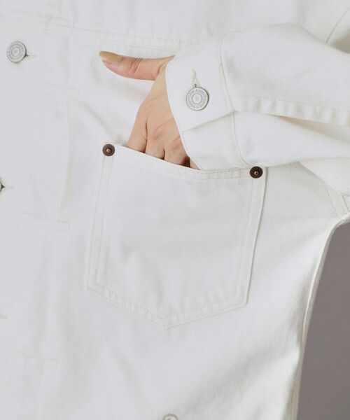 DRESSTERIOR / ドレステリア Gジャン・デニムジャケット | ヴィンテージバンドカラーGジャンホワイト | 詳細8